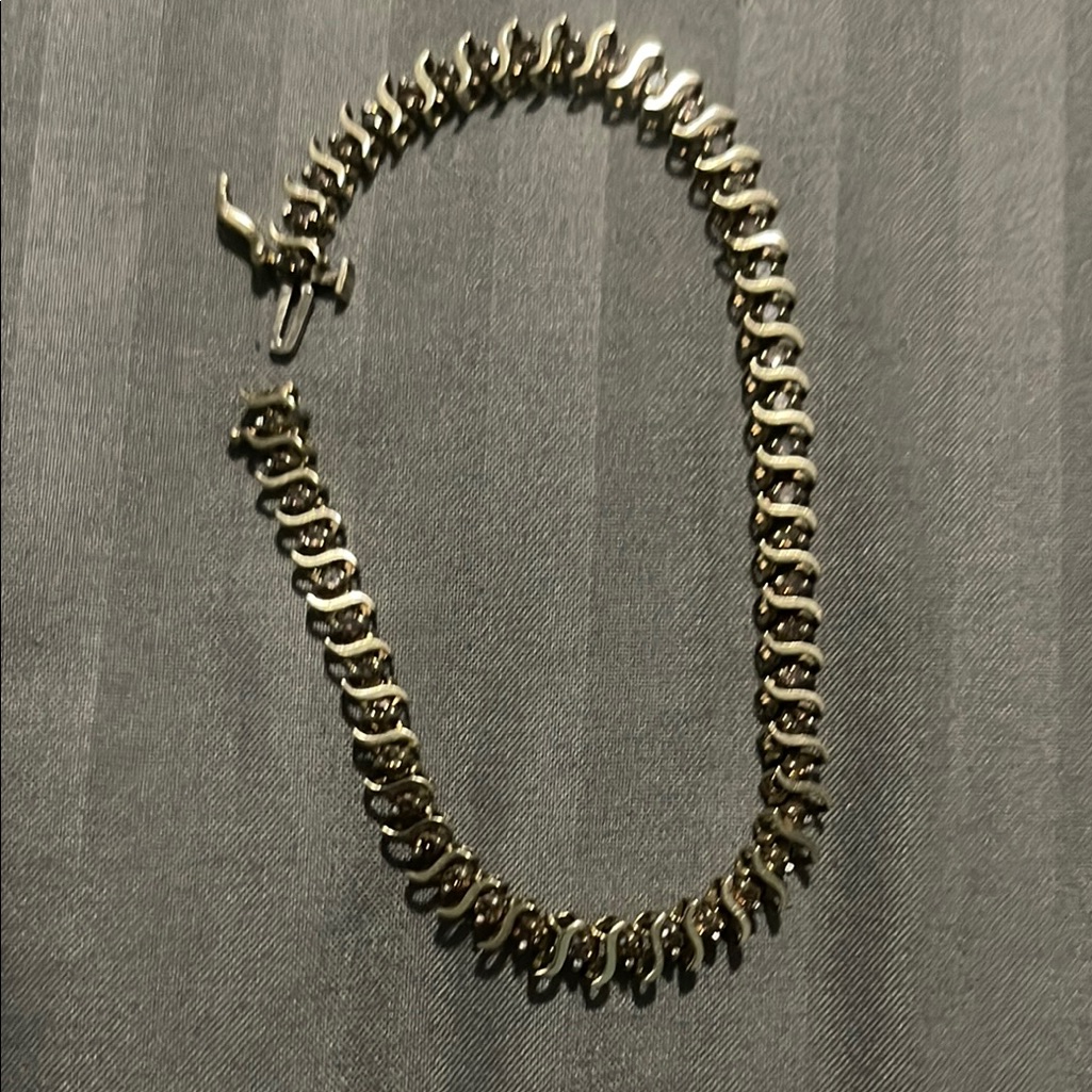 12 Ct Yellow Diamond Gold Tennis Bracelet